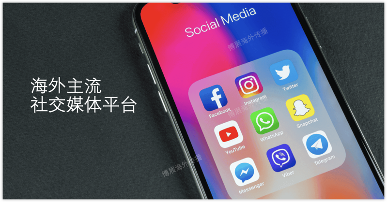 海外主流社交媒体平台